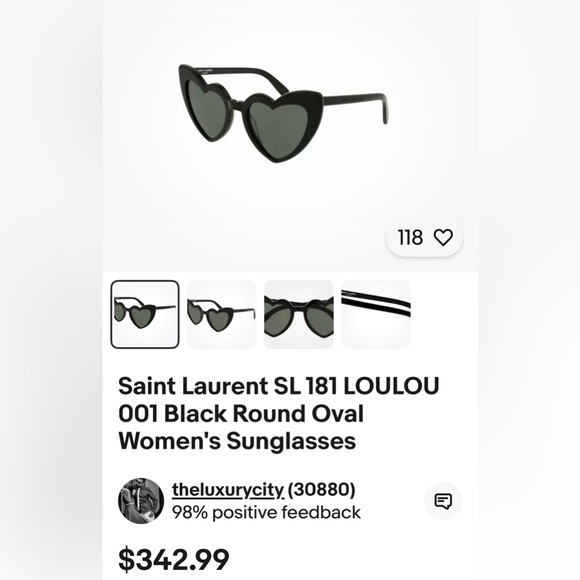 Kate Spade ♠️ Lips frame sunglasses - Picture 11 of 11